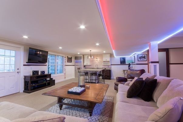 Interior, Kitchen, Living room, Pendant Lights, Recessed Lighting