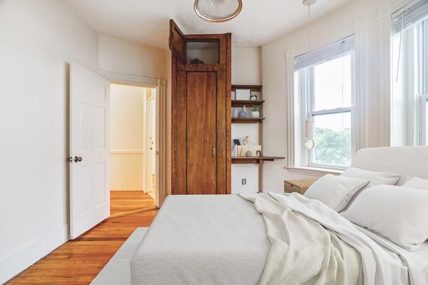 Bedroom, Interior, Wood Texture Flooring