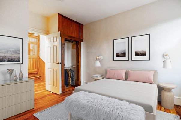 Bedroom, Interior, Wood Texture Flooring
