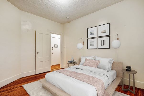 Bedroom, Interior, Wood Texture Flooring