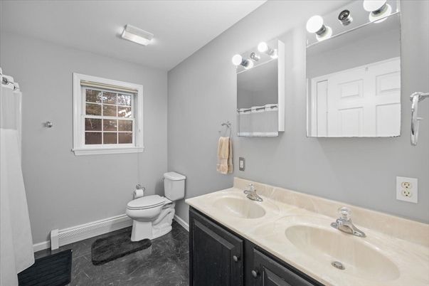 Bathroom, Dual Sink Vanities, Interior, Marble