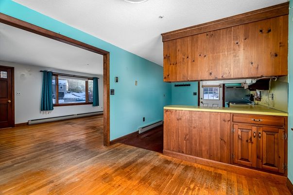 Interior, Kitchen, Wood Texture Flooring