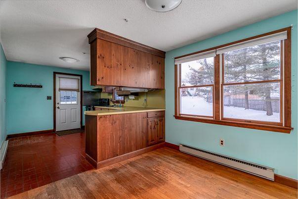 Interior, Kitchen, Wood Texture Flooring