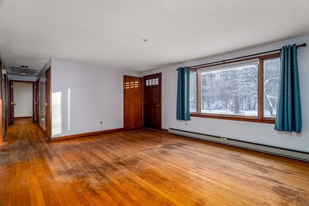Empty room, Interior, Wood Texture Flooring