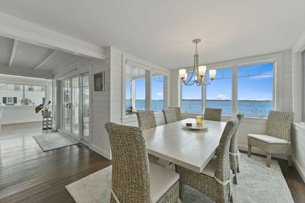 Chandelier, Dining room, Interior, Water, Wood Texture Flooring