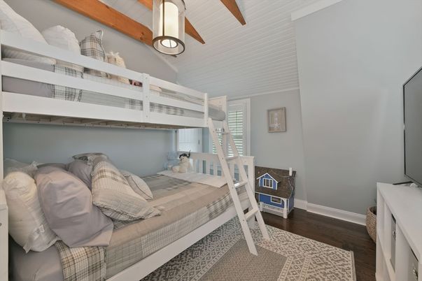 Bedroom, Interior, Wooden Beams, Wood Texture Flooring