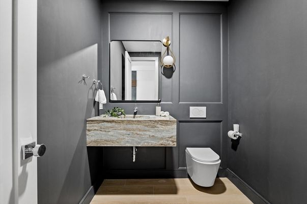Bathroom, Interior, Wood Texture Flooring
