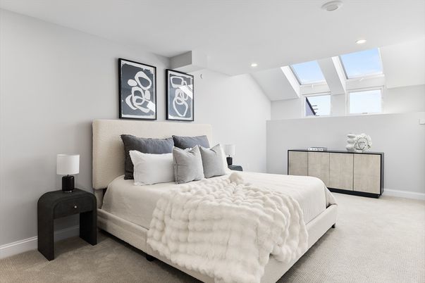 Bedroom, Interior, Recessed Lighting