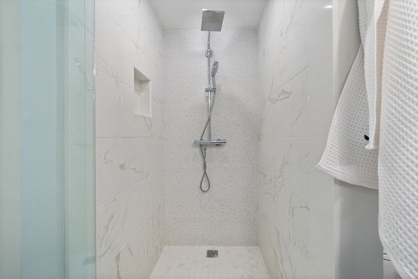 Bathroom, Interior, Marble Walls