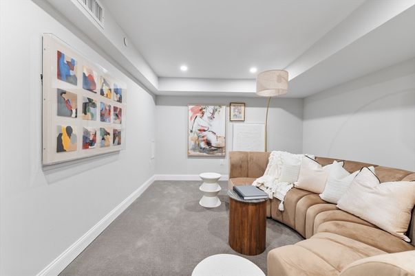 Interior, Living room, Recessed Lighting