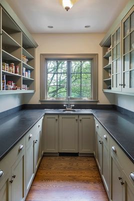 Interior, Kitchen, Wood Texture Flooring