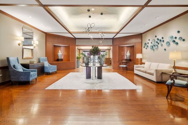 Interior, Living room, Pendant Lights, Recessed Lighting, Wood Texture Flooring, Wooden Walls
