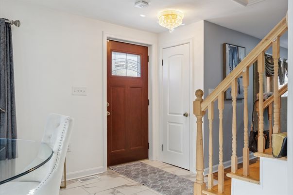 Chandelier, Interior, Marble, Recessed Lighting