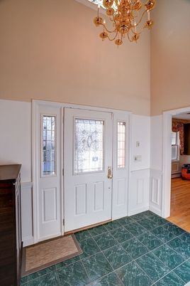 Chandelier, Interior, Wood Texture Flooring