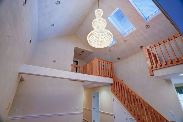 Chandelier, Interior, Recessed Lighting