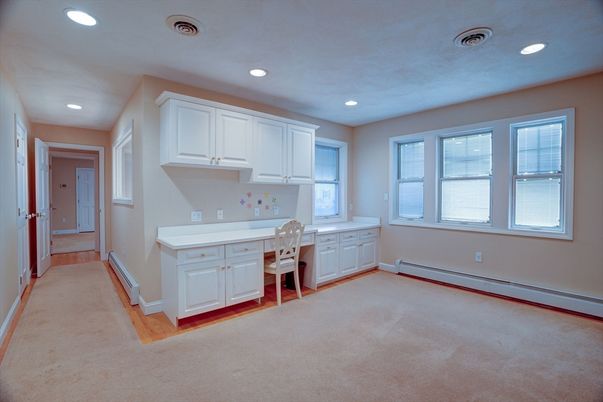 Home Office, Interior, Recessed Lighting