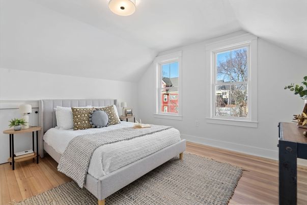 Bedroom, Interior, Wood Texture Flooring