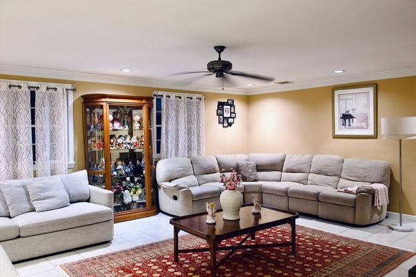 Interior, Living room, Recessed Lighting