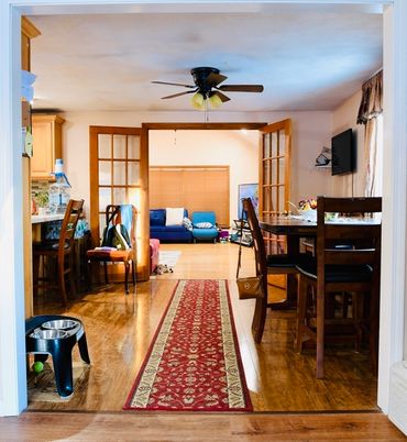 Dining room, Interior, Living room, Wood Texture Flooring