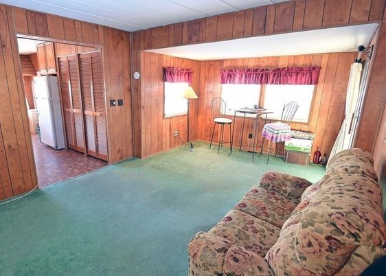 Interior, Living room, Wooden Walls