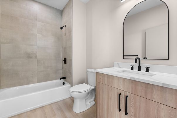 Bathroom, Interior, Wood Texture Flooring