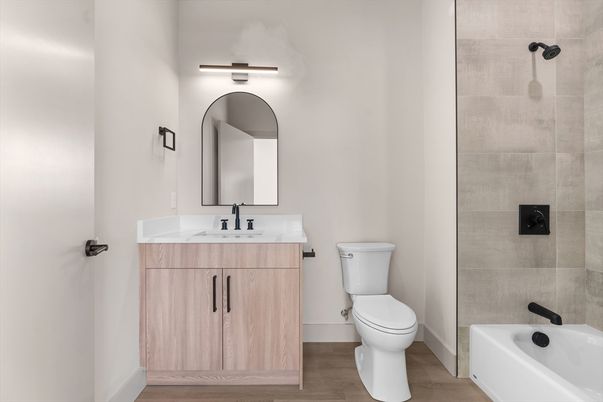 Bathroom, Interior, Wood Texture Flooring