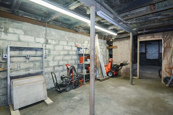 Fitness Equipment, Interior, Stone Walls