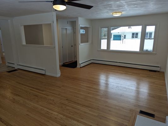 Empty room, Interior, Wood Texture Flooring
