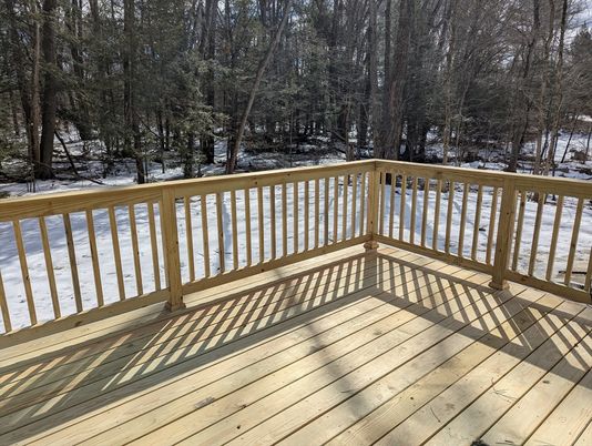 Exterior, Wood Texture Flooring