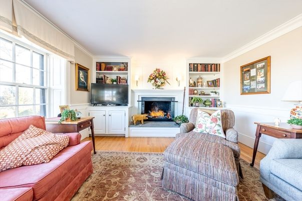Fireplace, Interior, Living room, Wood Texture Flooring