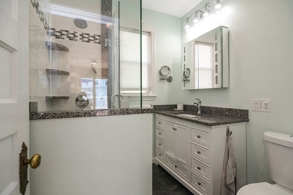 Bathroom, Glass Shower, Interior