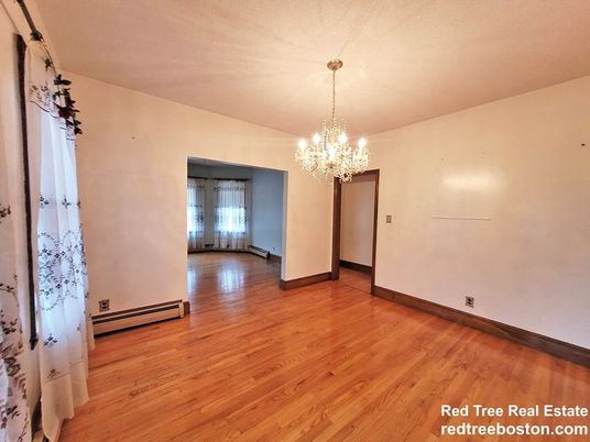 Chandelier, Empty room, Interior, Wood Texture Flooring
