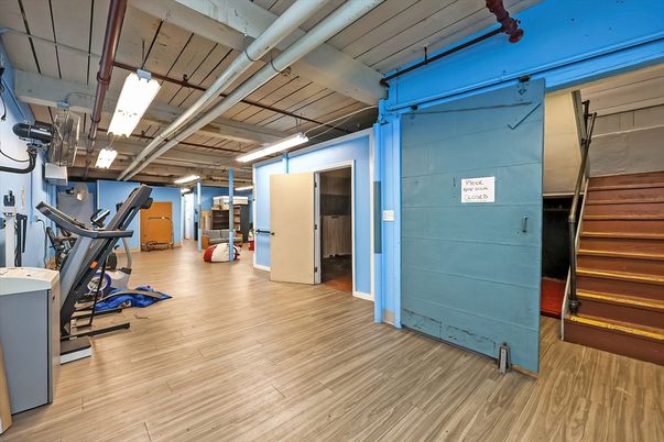 Fitness Equipment, Interior, Wood Texture Flooring