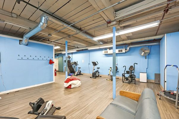 Fitness Equipment, Interior, Wood Texture Flooring