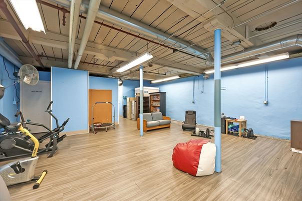 Fitness Equipment, Interior, Wood Texture Flooring
