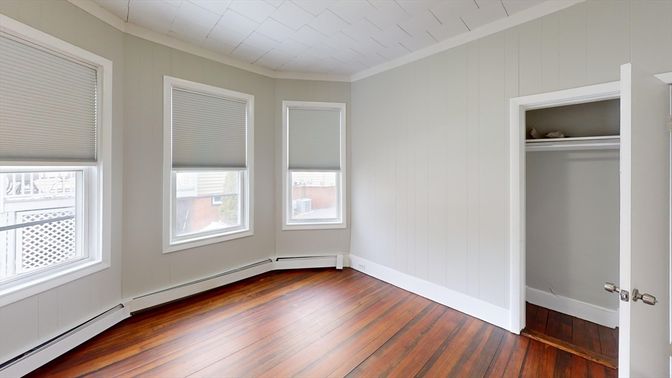 Empty room, Interior, Wood Texture Flooring