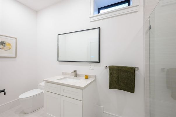 Bathroom, Glass Shower, Interior