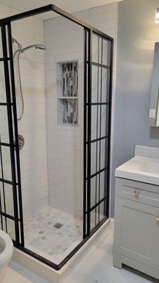 Bathroom, Glass Shower, Interior