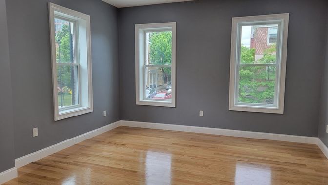 Empty room, Interior, Wood Texture Flooring