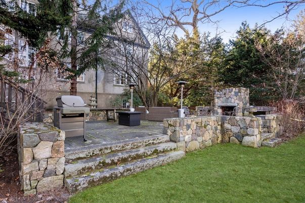 Backyard, Exterior, Fireplace