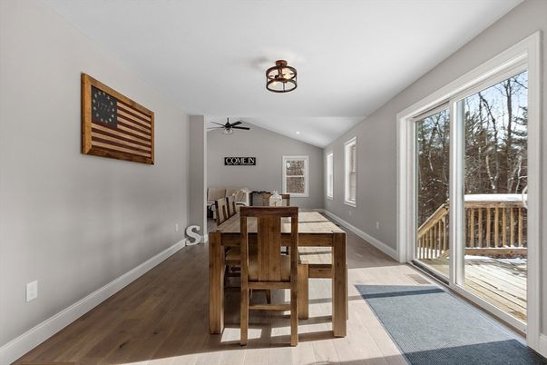 Dining room, Interior, Wood Texture Flooring