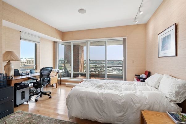 Bedroom, Home Office, Interior, Wood Texture Flooring