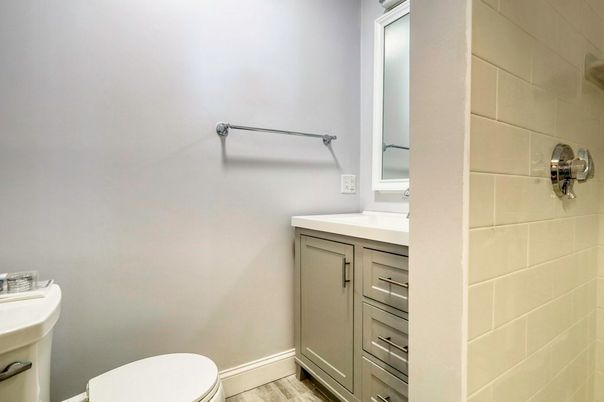 Bathroom, Interior, Wood Texture Flooring