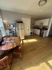 Dining room, Interior, Kitchen, Stainless Steel Appliances, Wood Texture Flooring