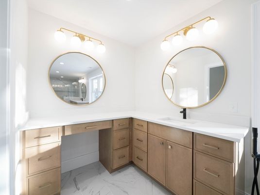 Bathroom, Dual Sink Vanities, Interior, Marble