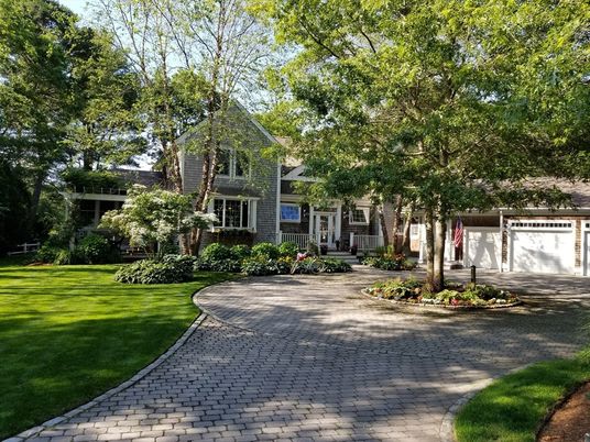 Attached, Backyard, Exterior, Facade, Tudor Revival