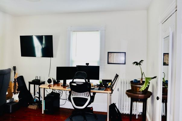 Home Office, Interior, Wood Texture Flooring