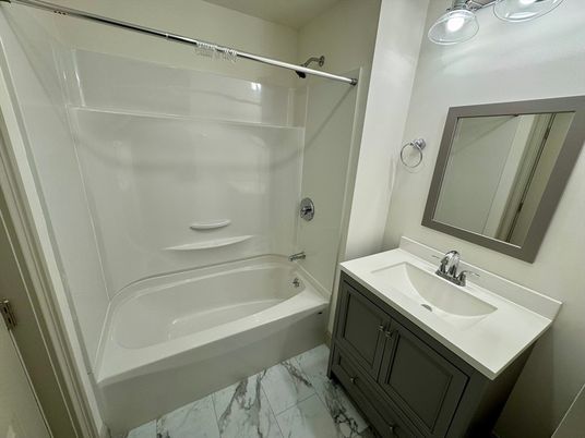 Bathroom, Dual Sink Vanities, Interior, Marble