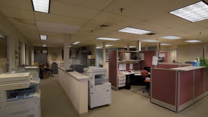 Home Office, Interior, Recessed Lighting