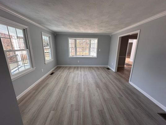 Empty room, Interior, Wood Texture Flooring